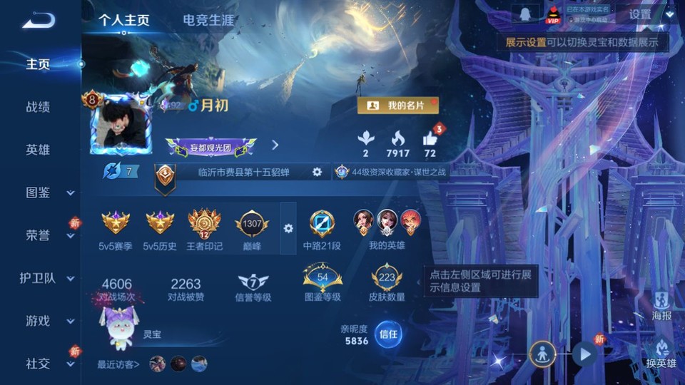 WZQM3357644王者荣耀账号详情图2