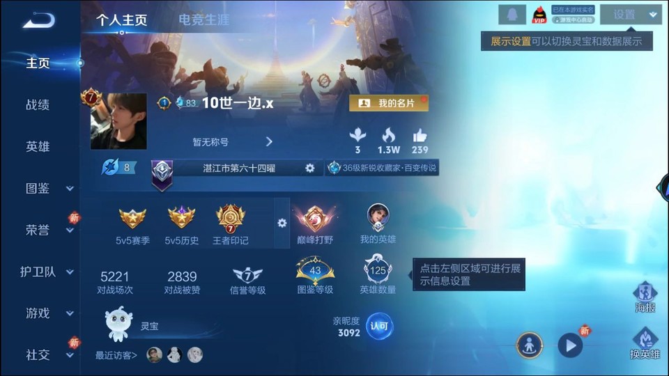 WZQM3365618王者荣耀账号详情图2 WZQM3365618王者荣耀账号详情图2