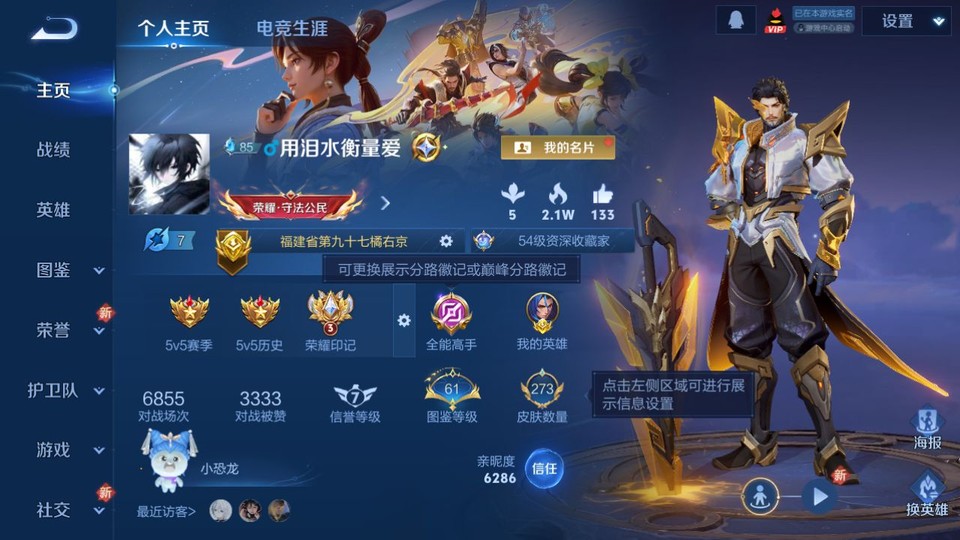 WZQM3371070王者荣耀账号详情图2