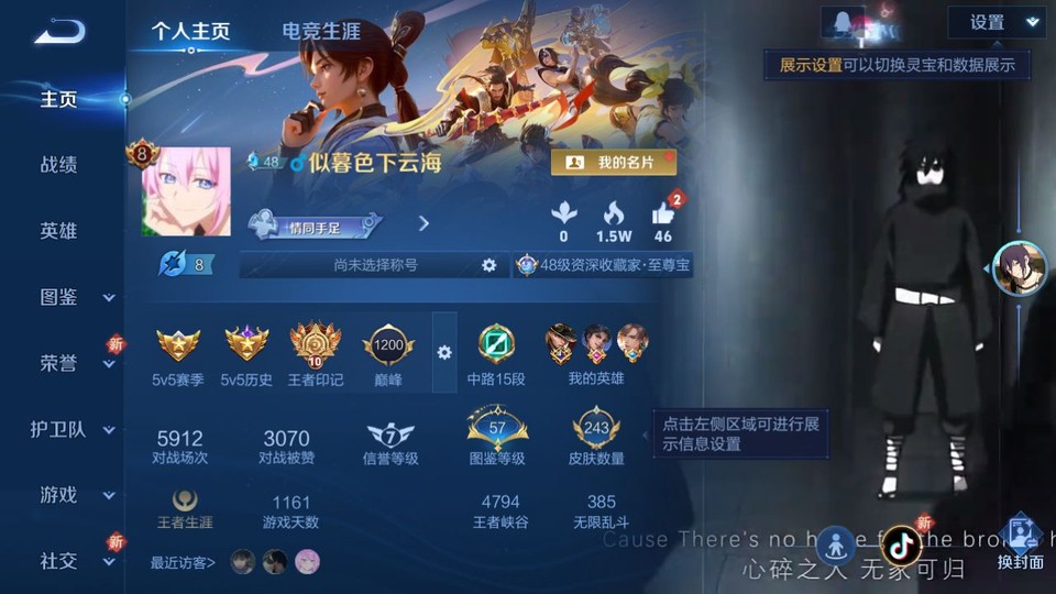 WZQM3371095王者荣耀账号详情图2 WZQM3371095王者荣耀账号详情图2