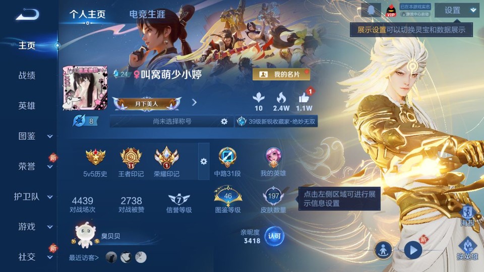 WZQM3372179王者荣耀账号详情图2 WZQM3372179王者荣耀账号详情图2