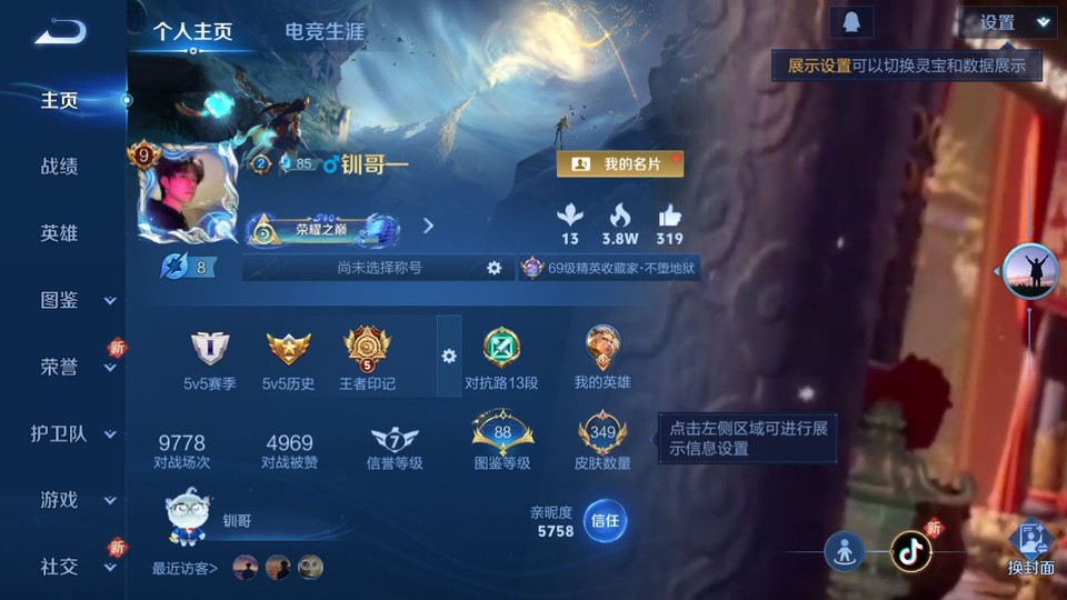 WZQM3372156王者荣耀账号详情图2