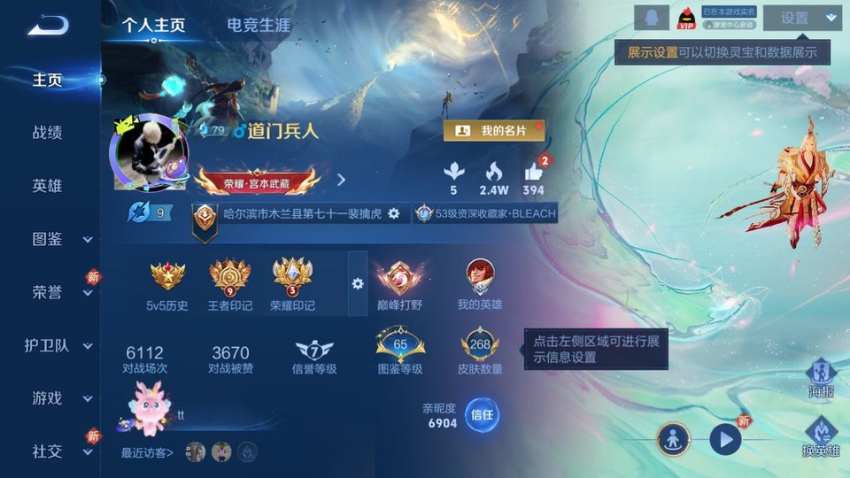 WZQM3374812王者荣耀账号详情图2 WZQM3374812王者荣耀账号详情图2