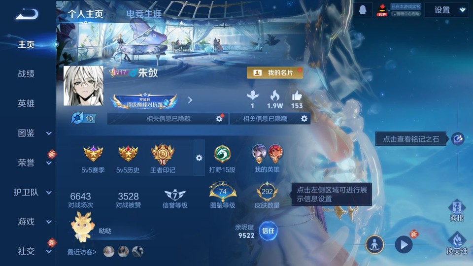 WZQM3374787王者荣耀账号详情图2