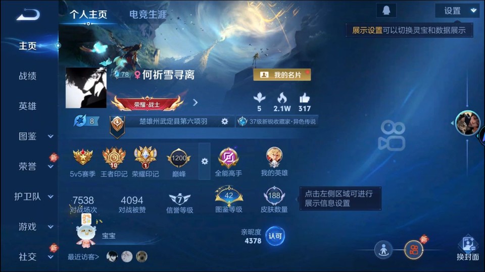 WZQM3374782王者荣耀账号详情图2