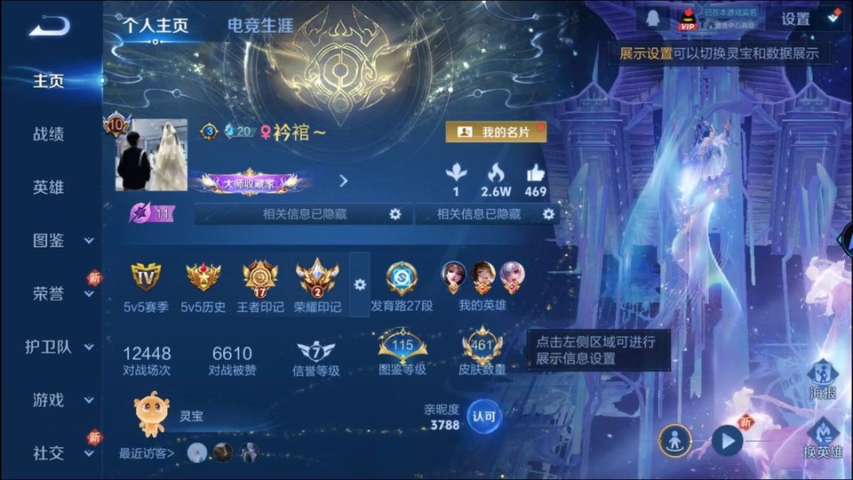 WZQM3375428王者荣耀账号详情图2 WZQM3375428王者荣耀账号详情图2