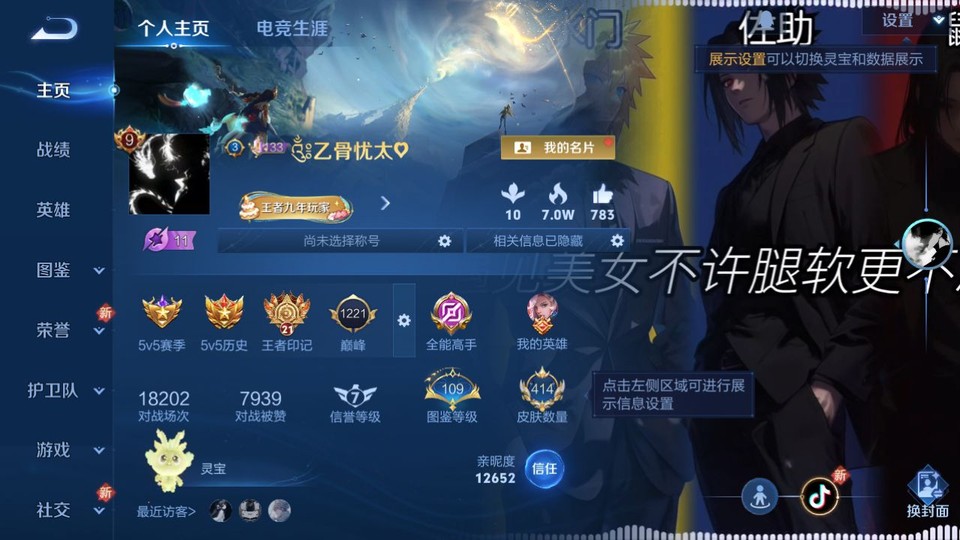 WZQM3375408王者荣耀账号详情图2 WZQM3375408王者荣耀账号详情图2