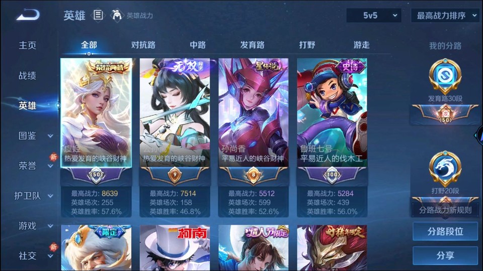 WZQM3467952王者荣耀账号详情图9