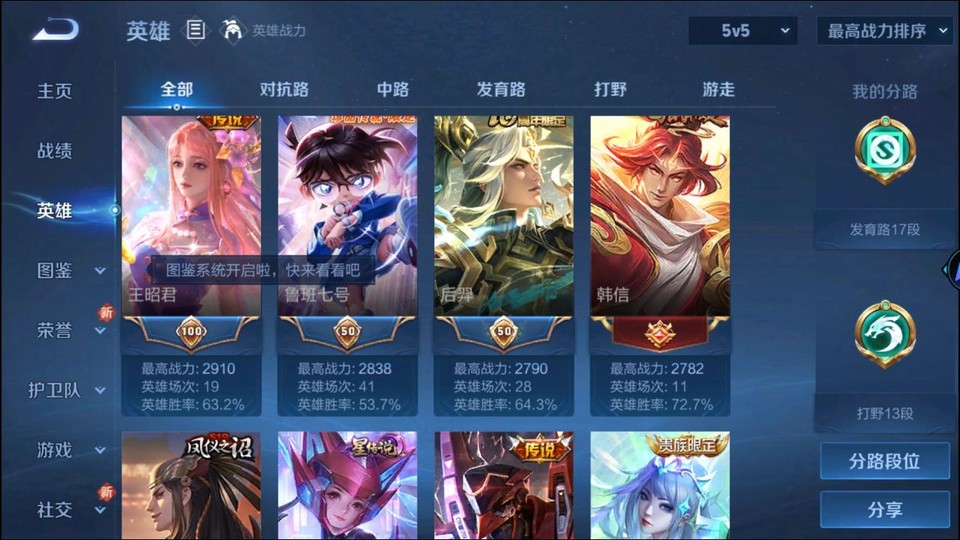 WZQM3467935王者荣耀账号详情图10