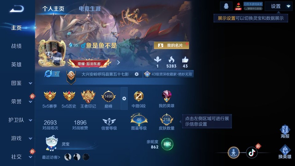 WZQM3467897王者荣耀账号详情图2 WZQM3467897王者荣耀账号详情图2