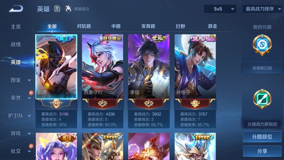 WZQM3467895王者荣耀账号详情图8