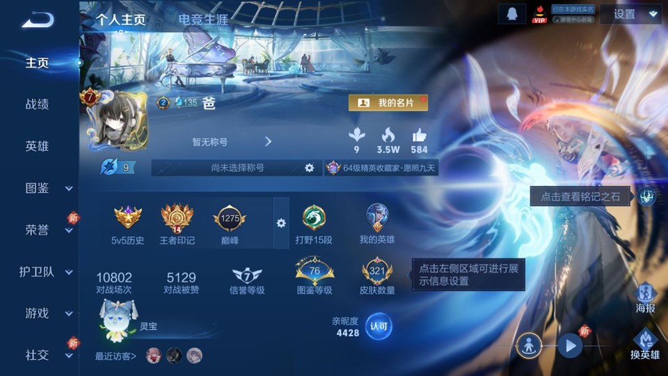 WZQM419312王者荣耀账号详情图2