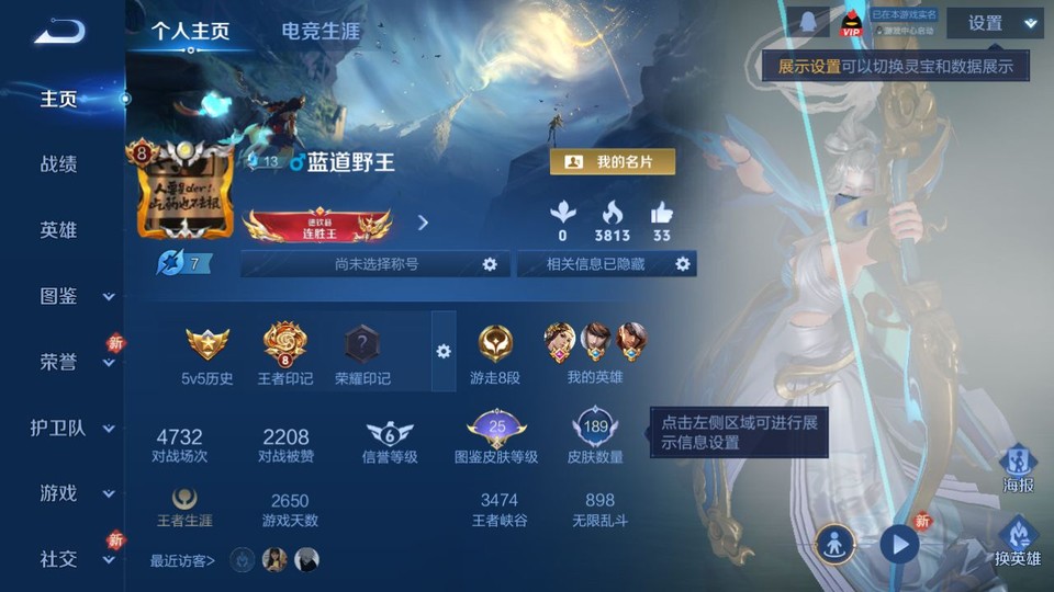 WZQM436931王者荣耀账号详情图2