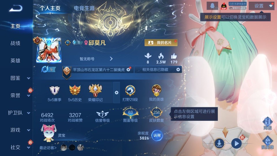 WZQM436839王者荣耀账号详情图2 WZQM436839王者荣耀账号详情图2