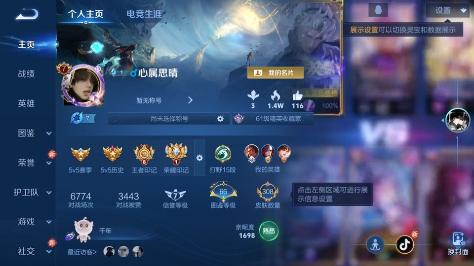 WZQM440826王者荣耀账号详情图2