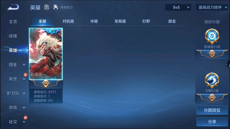 WZQM454987王者荣耀账号详情图9