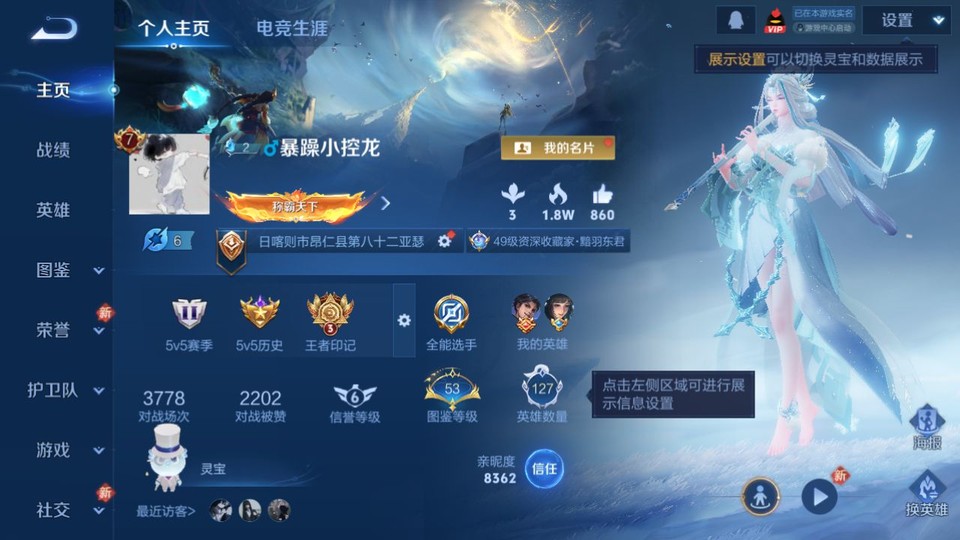 WZQM463420王者荣耀账号详情图2