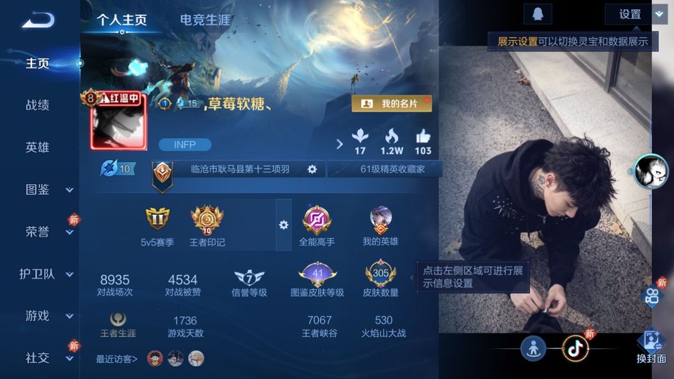 WZQM461291王者荣耀账号详情图2