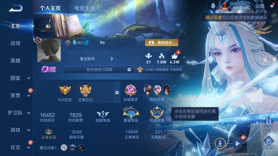 WZQM465444王者荣耀账号详情图2