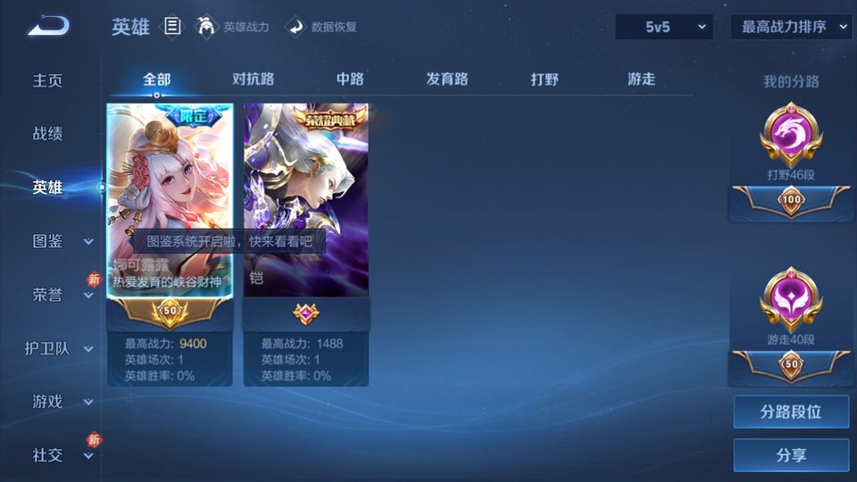 WZQM484310王者荣耀账号详情图9 WZQM484310王者荣耀账号详情图9