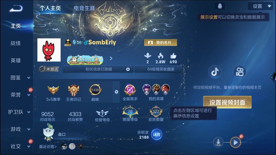 WZQM489373王者荣耀账号详情图2