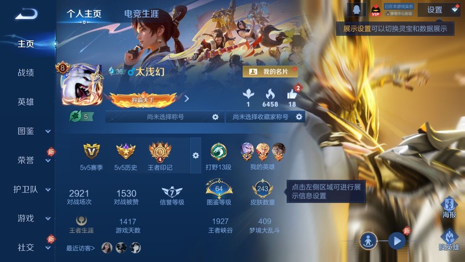 WZQM493058王者荣耀账号详情图2 WZQM493058王者荣耀账号详情图2