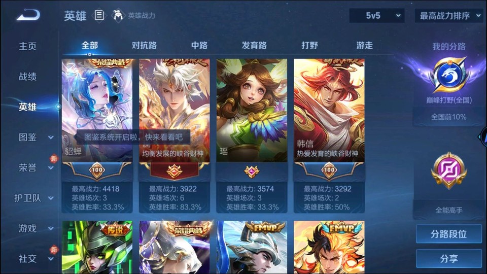 WZQM494406王者荣耀账号详情图10