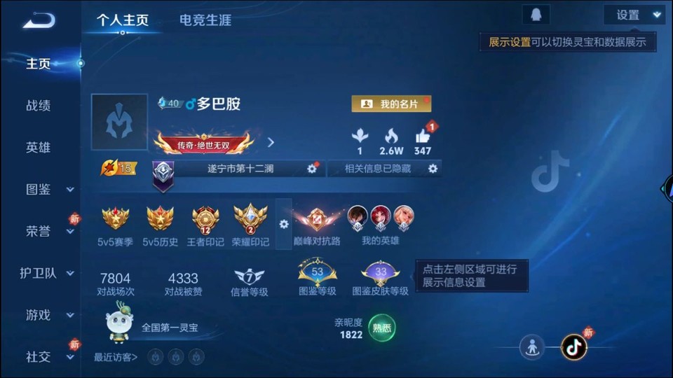 WZQM499699王者荣耀账号详情图2 WZQM499699王者荣耀账号详情图2