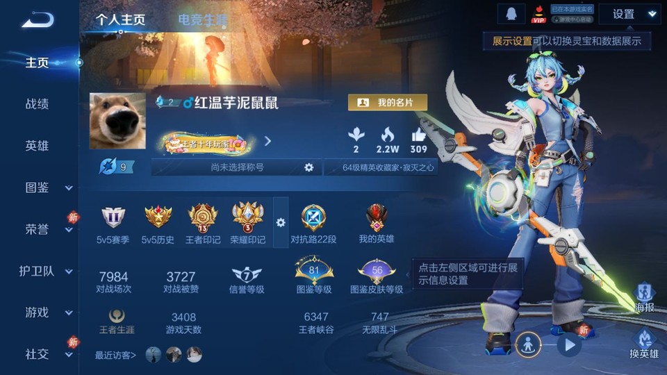 WZQM4104889王者荣耀账号详情图2 WZQM4104889王者荣耀账号详情图2