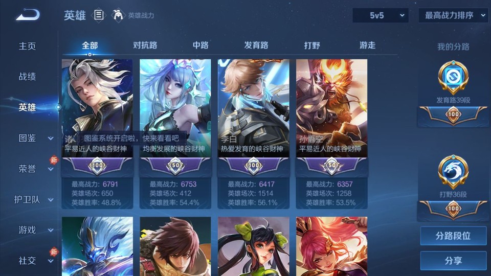 WZQM4107405王者荣耀账号详情图9