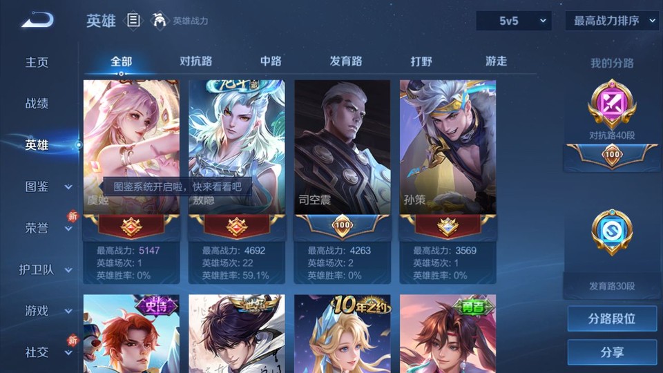 WZQM4107313王者荣耀账号详情图9 WZQM4107313王者荣耀账号详情图9