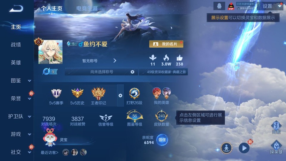 WZQM4123425王者荣耀账号详情图2