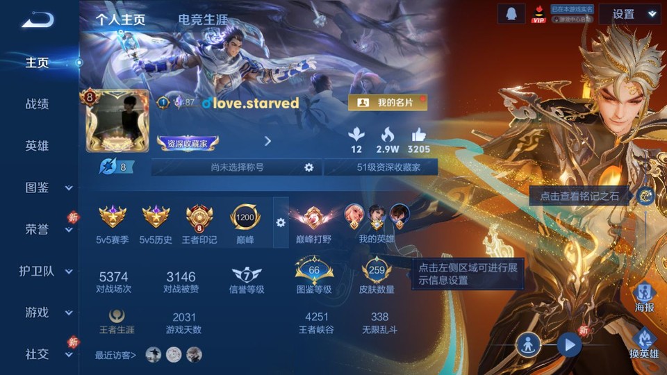 WZQM4138026王者荣耀账号详情图2