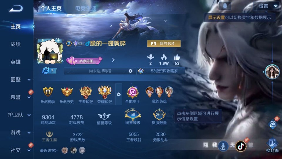 WZQM4184761王者荣耀账号详情图2