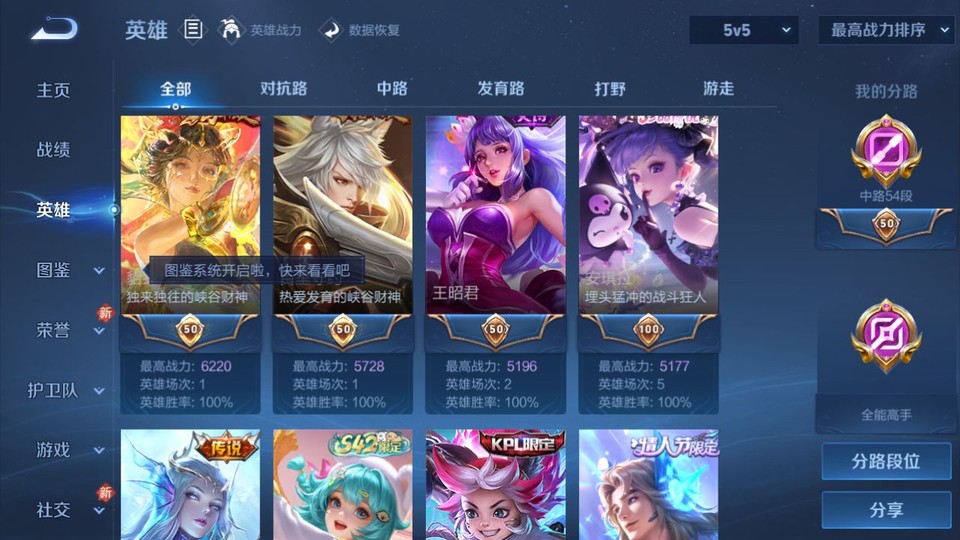 WZQM4190768王者荣耀账号详情图9