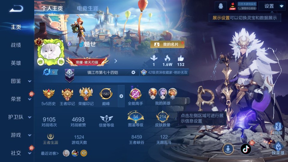 WZQM4193262王者荣耀账号详情图2 WZQM4193262王者荣耀账号详情图2