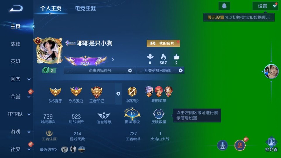 WZQM4197749王者荣耀账号详情图2