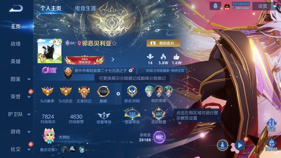 WZQM4200100王者荣耀账号详情图2