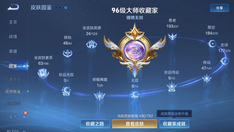 WZQM4200100王者荣耀账号详情图3