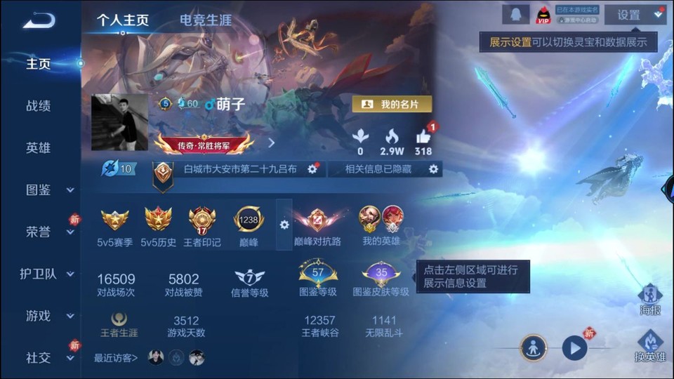 WZQM4210786王者荣耀账号详情图2