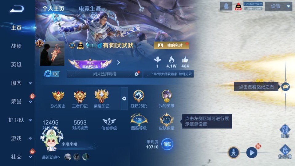 WZQM4216430王者荣耀账号详情图2