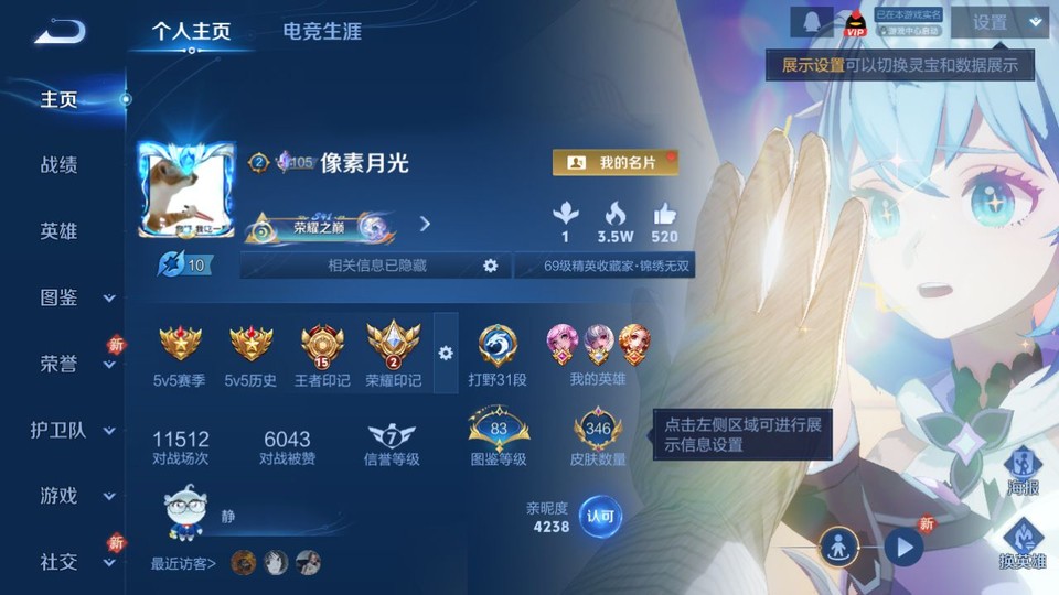 WZQM4216507王者荣耀账号详情图2