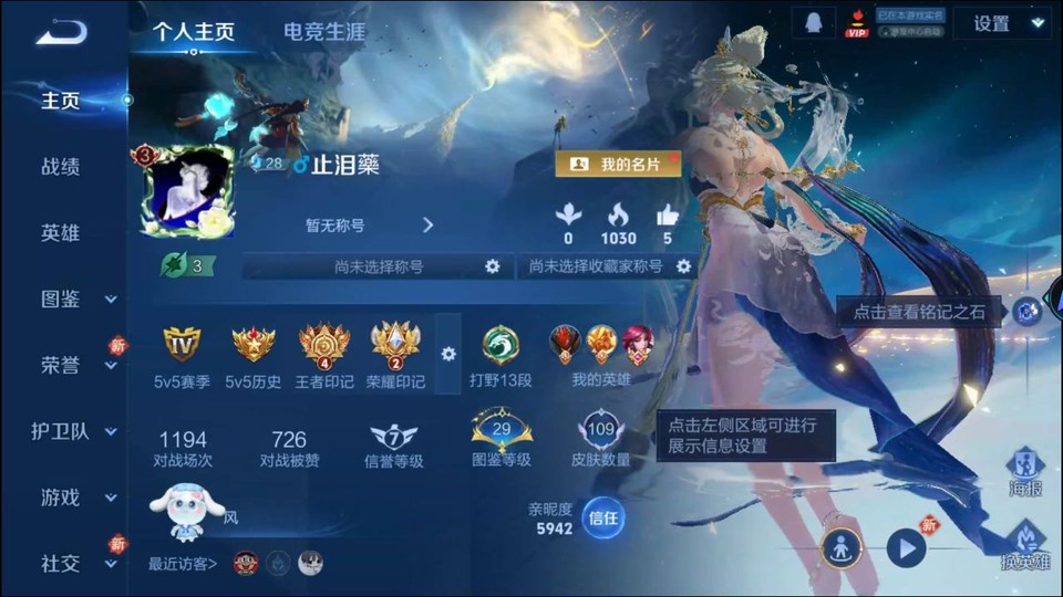 WZQM4216494王者荣耀账号详情图2