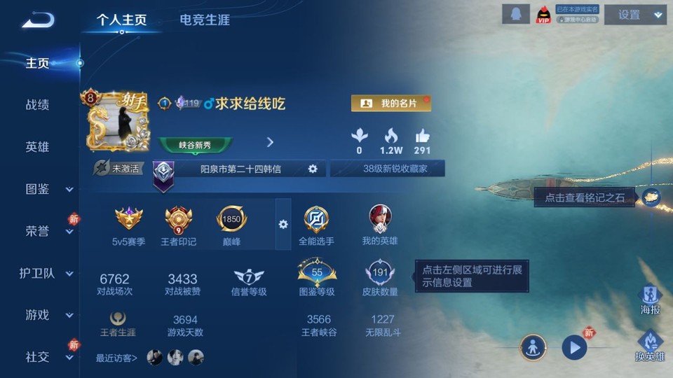 WZQM4231065王者荣耀账号详情图2