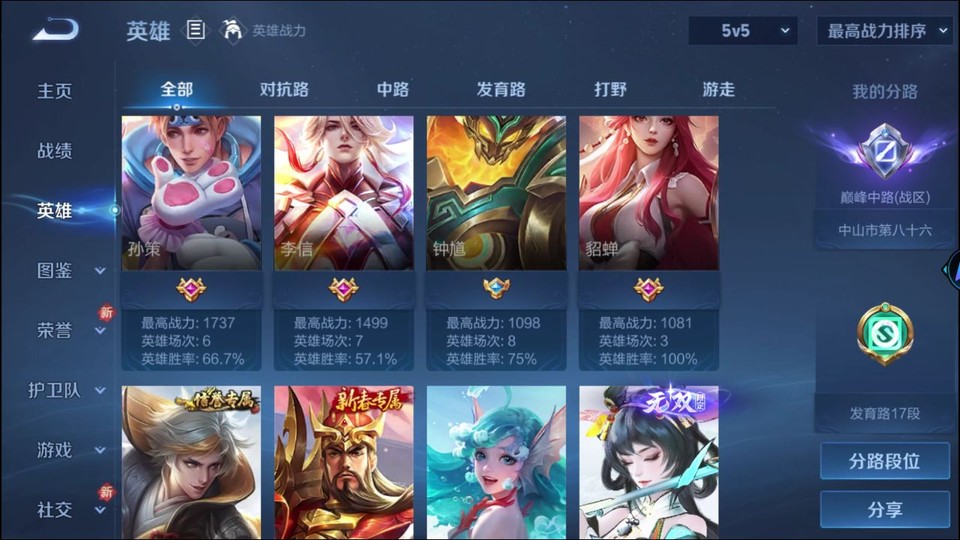 WZQM4234181王者荣耀账号详情图11