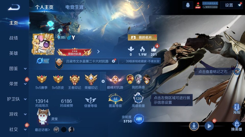 WZQM4235855王者荣耀账号详情图2