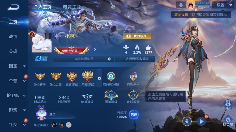 WZQM4236898王者荣耀账号详情图2