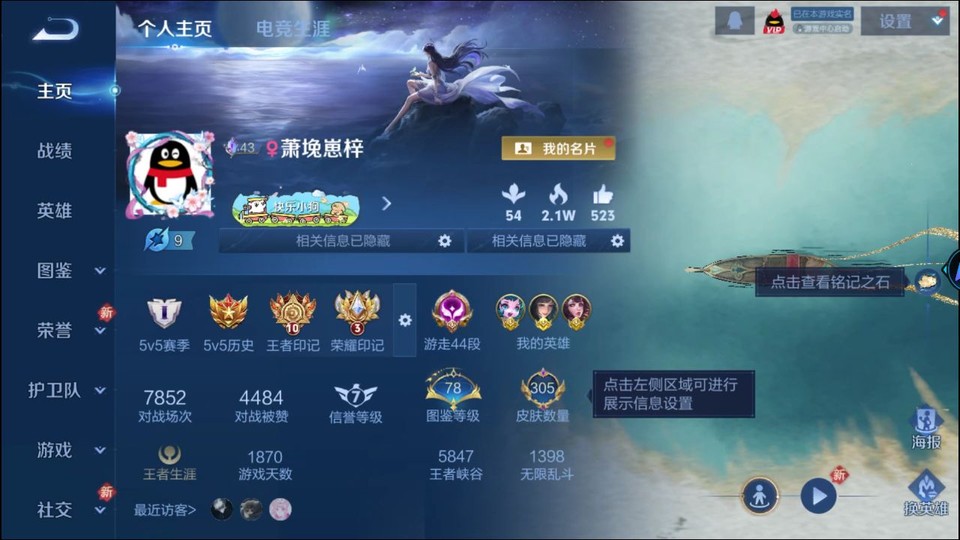 WZQM4236922王者荣耀账号详情图2