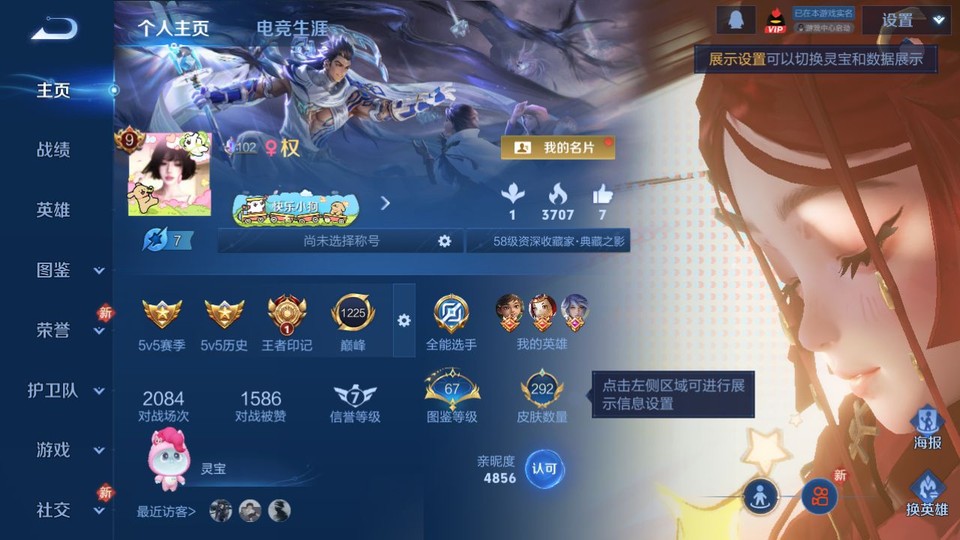 WZQM4236806王者荣耀账号详情图2