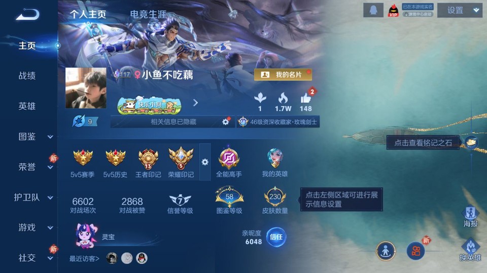 WZQM4236736王者荣耀账号详情图2 WZQM4236736王者荣耀账号详情图2